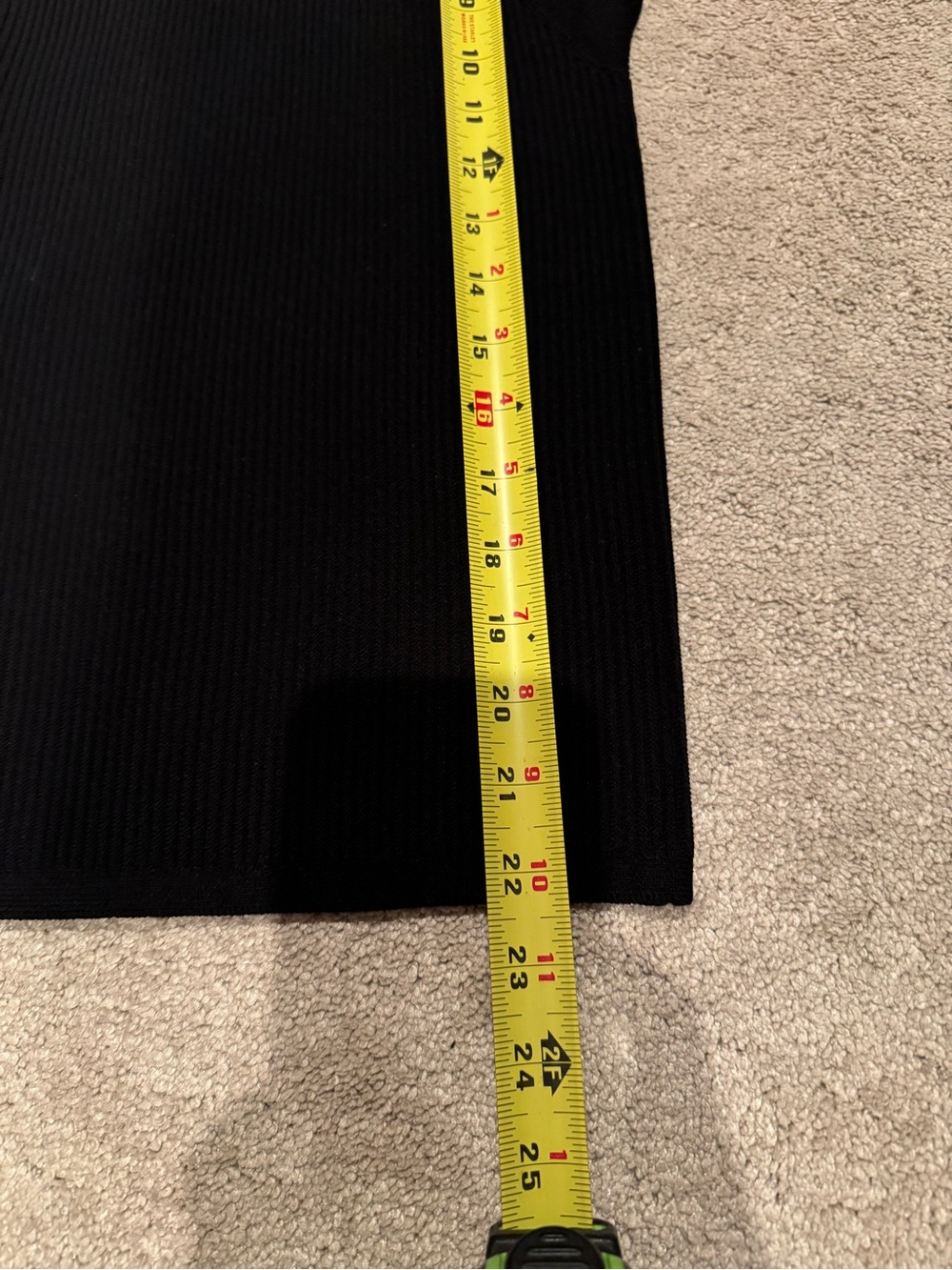Ann Taylor Black Ribbed Knit Shell - Picture 6 of 8